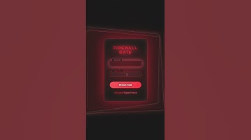 Firewall Animated login Form Using HTML CSS |#shorts #coding #loginform #frontand #fun #website #css