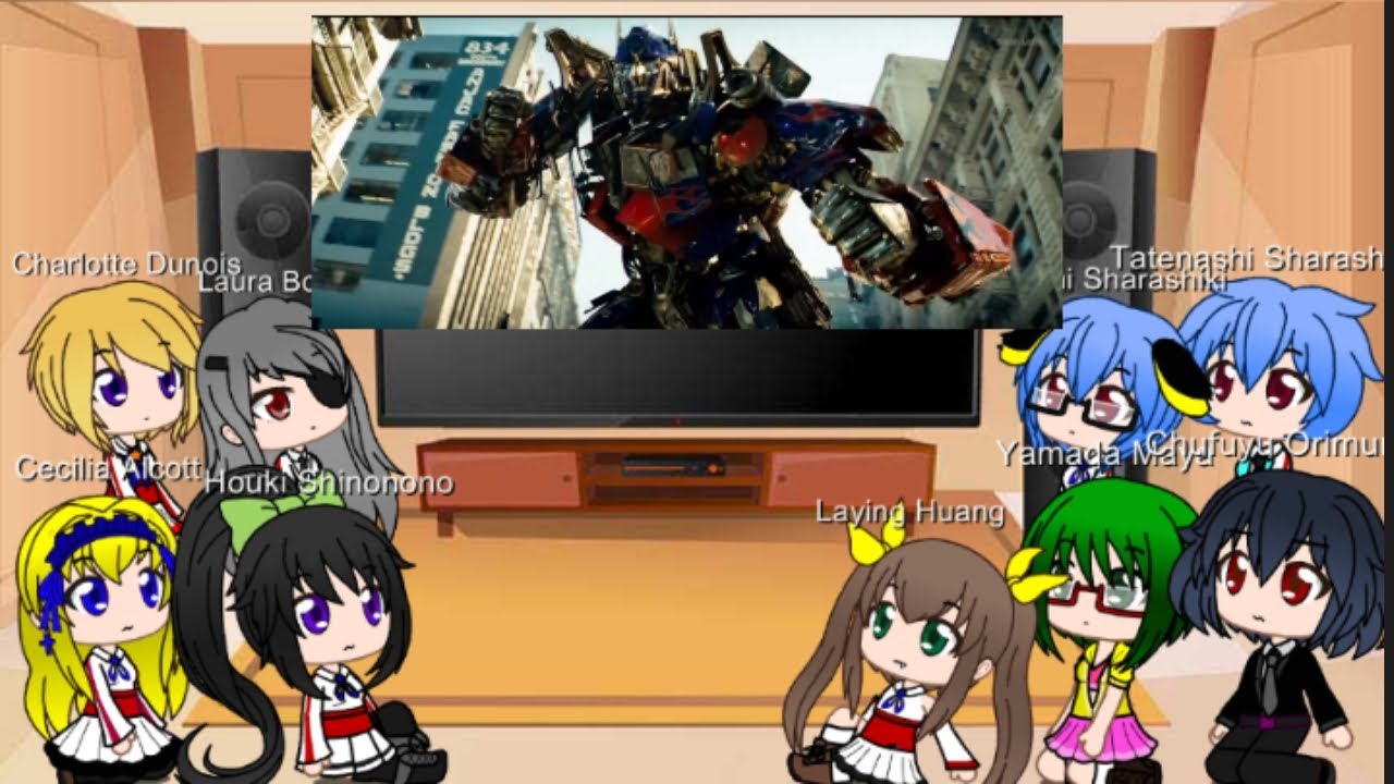 Infinite Stratos girls react to Ichika Orimura as Optimus Prime pt 2/4