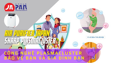 Giới thiệu Công nghệ Plasmacluster chống virus trên máy lọc không khí Sharp Nhật Bản nội địa
