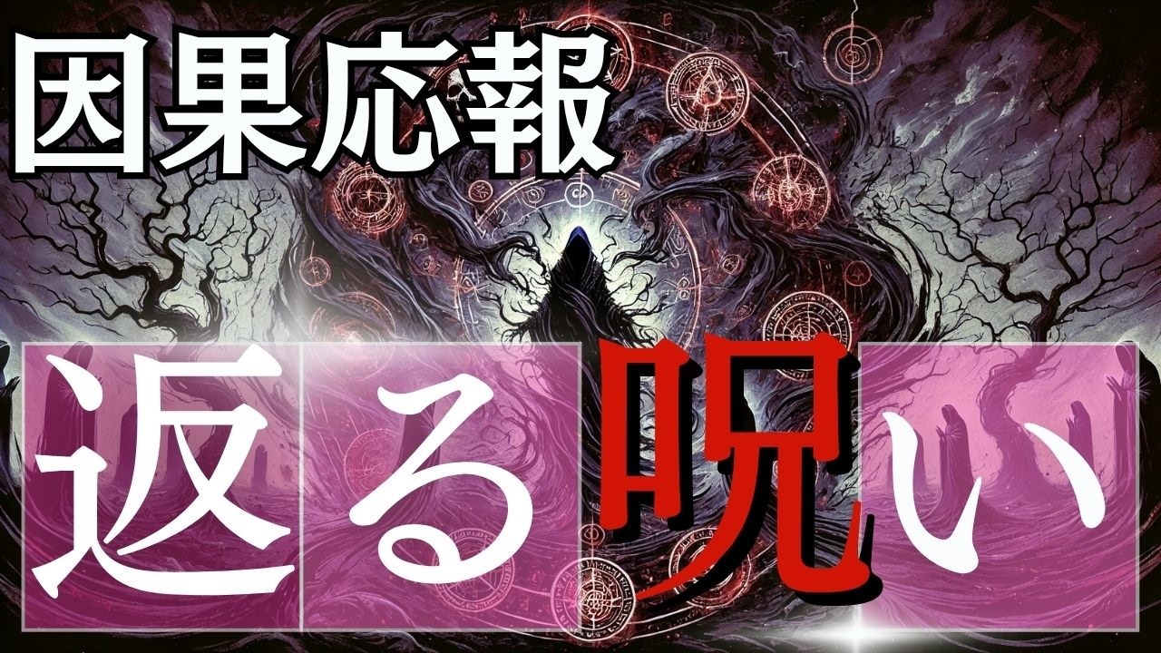 【因果応報】許せないあの人に返る呪いが想像以上でした・・・-タロット・ルノルマンカード・オラクルカード-