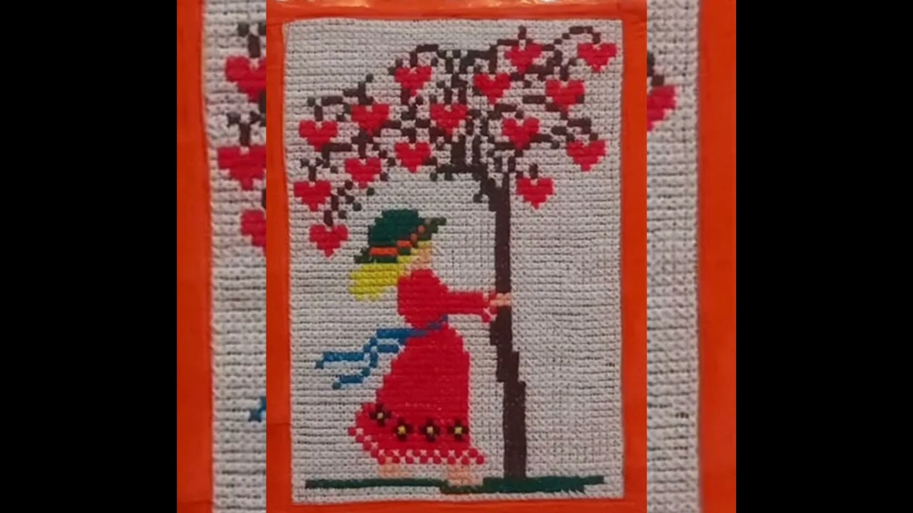 woolen sitting mat design cores stitch ashon salai design