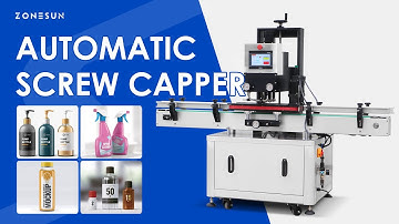 ZONESUN Automatic Bottle Servo Motor Capper Cap Sealing Machine ZS-XG440S