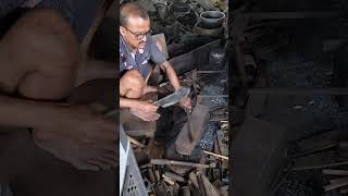 তো কেমন দিলাম বন্ধুরা #ironsmith #welding #stickwelding #woodworkingmachine