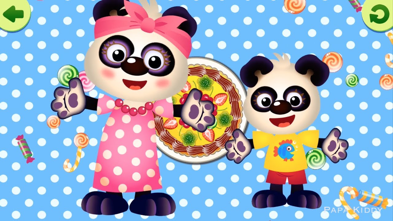 Funny Food *Cake for mommy* Kiddy Game best videos