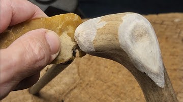 1625 - Part 2/3 - Bolen Bevel Reverse Indirect Notching Flintknapping