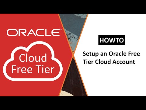 HOWTO Setup an Oracle Free Tier Cloud Account