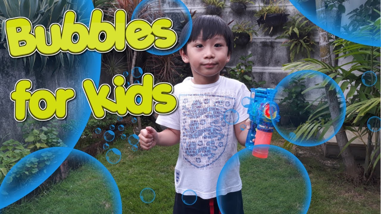 Bubbles for kids │Fun Bubble Playtime with Bubble Machine Maker │Birthday Shoutout