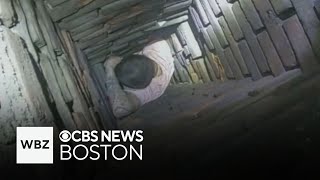Massachusetts suspect gets stuck in chimney and more top stories