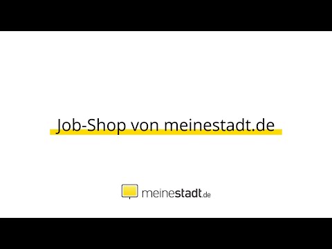 So erstellen Sie eine kostenlose Demo-Anzeige im Job-Shop von meinestadt.de