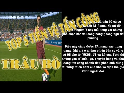 Top 5 tiền vệ tấn công trâu bò FIFA ONLINE 3 - Fan FO3