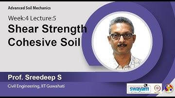 Lec 21 : Shear strength cohesive soil