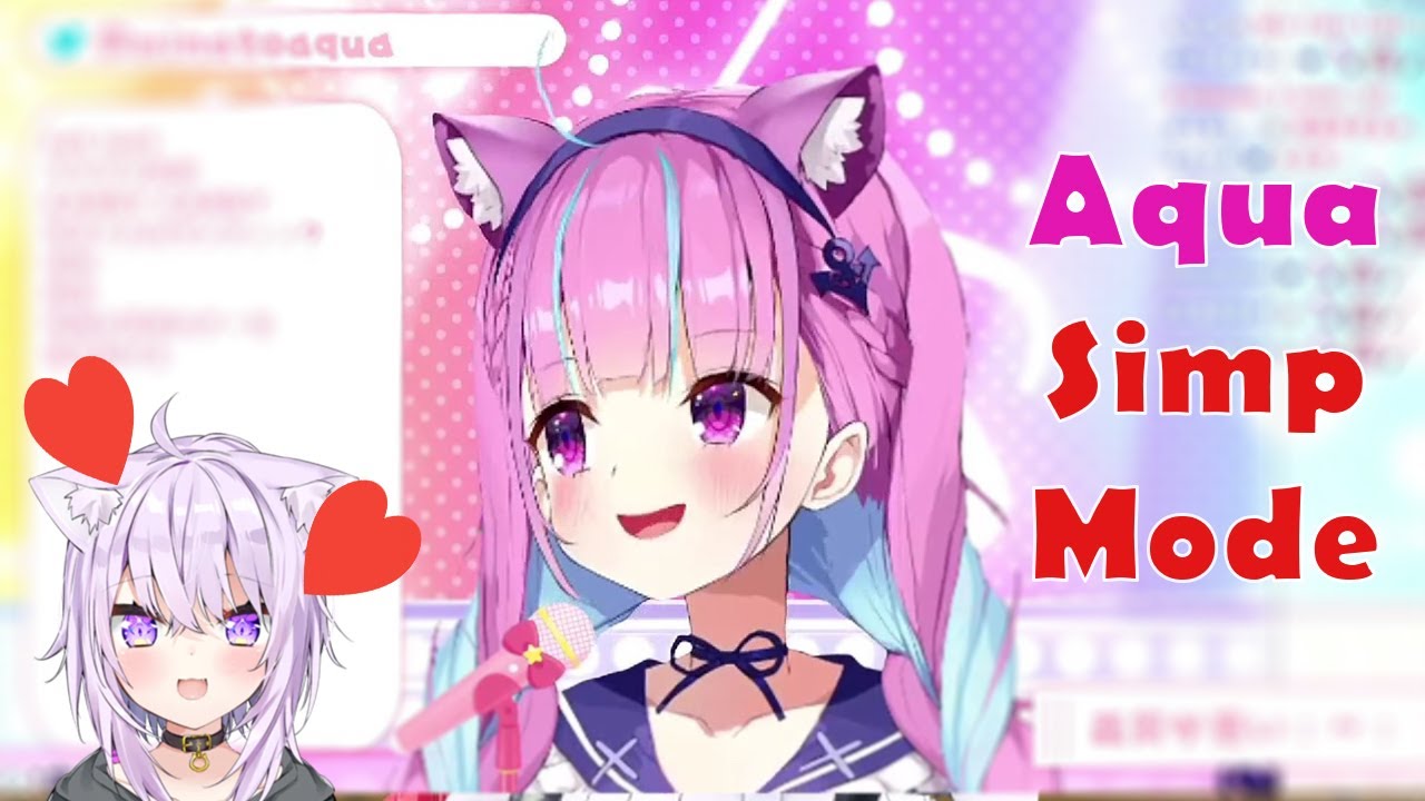 Aqua goes Simp Delusional Mode over Okayu!!!