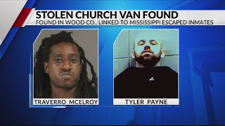 Stolen church van linked to Mississippi escaped inmates found in East Texas