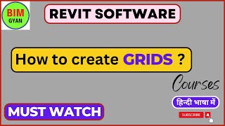 How to Create Grids in Revit || #bimgyan #youtube #revit #bim #structure #education