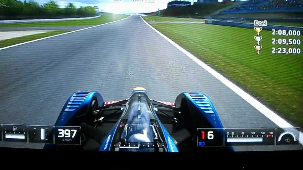 Gran Turismo 5 GT5 Vettel Red Bull X1 / X2010 Challenge - Nurburgring Gold Lap 