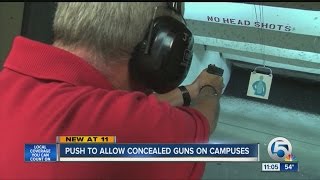 Law to allow concealed carry guns on school campuses