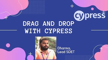 Cypress Tutorials - How to do drag and drop?