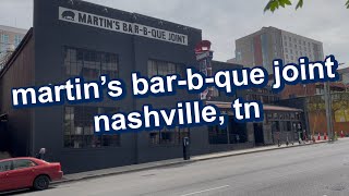 martin's bar-b-que joint in nashville, tn