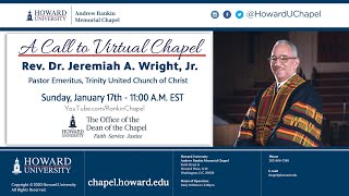 Rev. Dr. Jeremiah A. Wright, Jr. | Andrew Rankin Memorial Chapel | Howard University Wealth