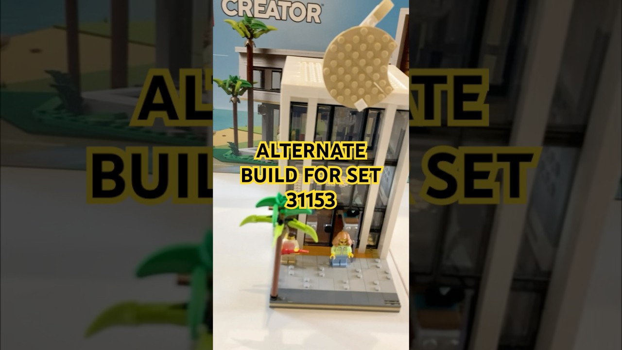 LEGO APPLE STORE Build. Alternate build set 31153 