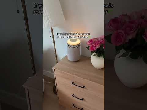 TROVA Air purifier with night light and clock