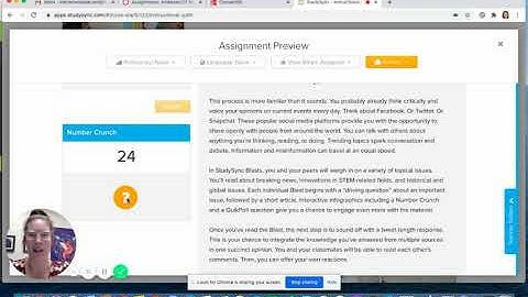 StudySync Blast Instructional Video