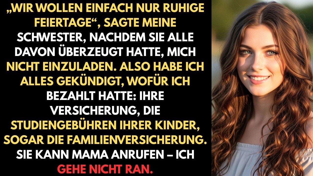 „Wir wollen einfach nur einen ruhigen Urlaub“, sagte meine Schwester – nachdem sie alle davon