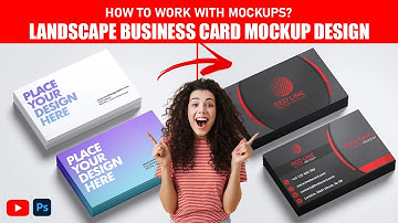 How To Work With Landscape Business Card Mockup