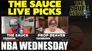 NBA Picks With Kyle Kirms Live Wednesday 12/21 | The Sauce Network