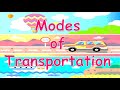 Modes of Transportation for Kids - Land, Air and Water transport by Giggle Cubs.