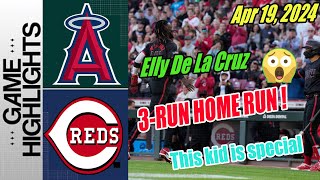 Cincinnati Reds vs Los Angeles Angels [Highlights ] 1 HIT 3 RUNS | Elly De La Cruz SWEEP 🔥
