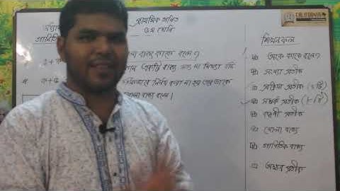 ৫ম শ্রেণি, চতুর্থ অধ্যায় (গাণিতিক প্রতীক)