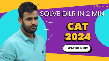 CAT 2024 LRDI SLOT-3