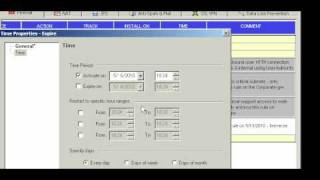 Check Point R71 Firewall Rule Expiration