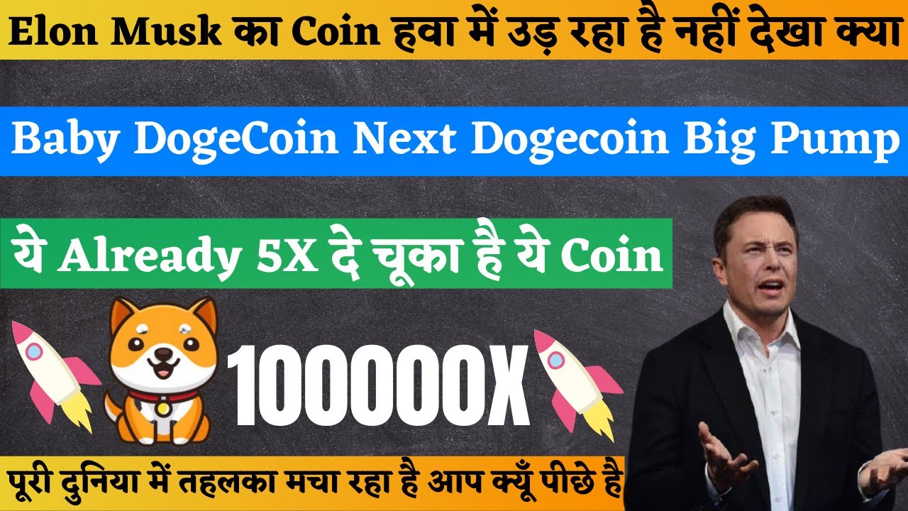 Elon Musk Coin Big Pump Baby Dogecoin Price Best Cryptocurrency To
