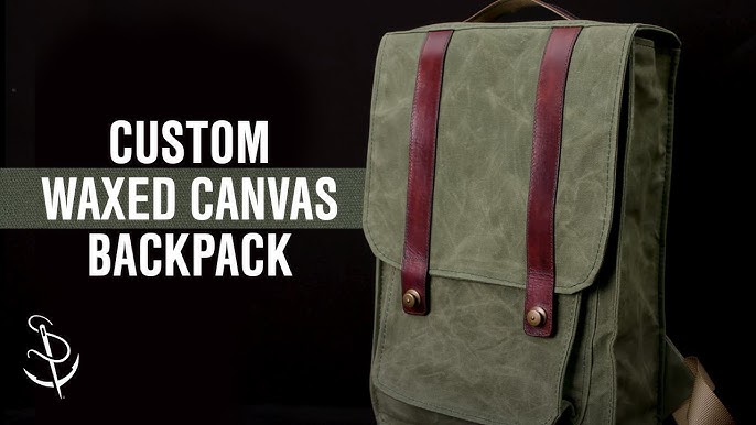 Learning How To Make A Waxed Canvas Roll Top Backpack - Youtube