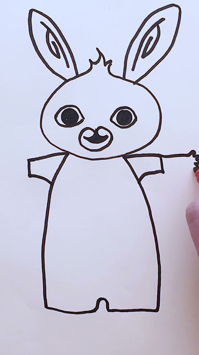 Learn how to draw Bing #Shorts | Bing Shorts