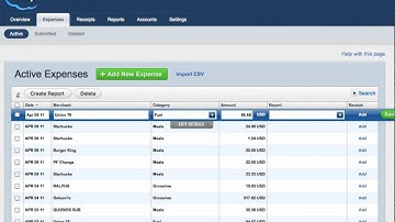 HOW TO: Create A New Expense In ExpenseCloud