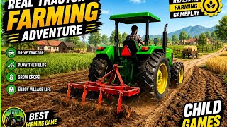 🚜 Tractor Farming Simulator 2026 | Real Village Farming Gameplay | Child Games screenshot 4
