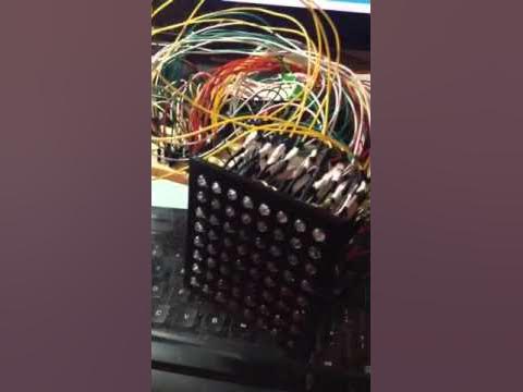 74HC595 8x8 LED and Arduino Matrix - YouTube