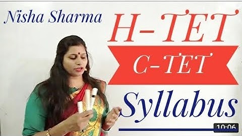 H-tet / C-tet /Up-tet Syllabus.. full information about books..Marks..Sections..Tgt /Pgt /PRt