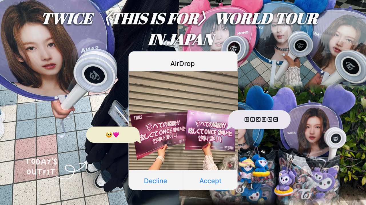 [ VLOG ]THIS IS FOR WORLD TOUR/1年ぶりのTWICEᰔᩚ