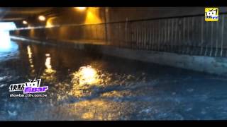 【快點即時】午後暴雨！　汐止涵洞水淹一米深