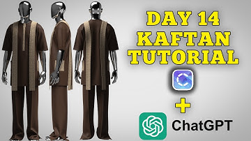 Day 14 Kaftan Design Tutorial with Clo3d and ChatGpt