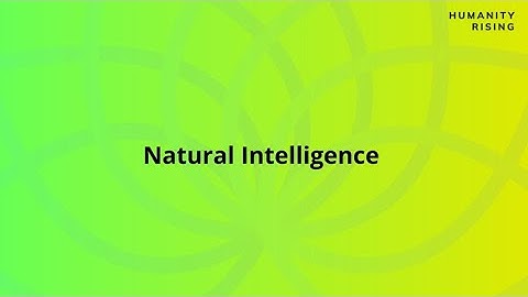 Humanity Rising Day 481: Natural Intelligence