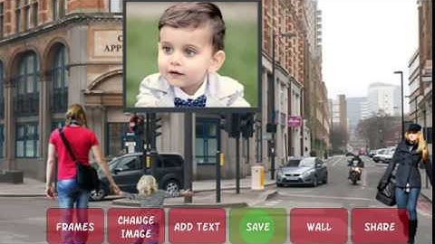 Hoarding Photo Frames Application