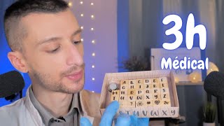 ASMR 3H Médical - Couleurs, cuir chevelu, ORL, 6 sens, docteur, oreilles, nerfs crâniens