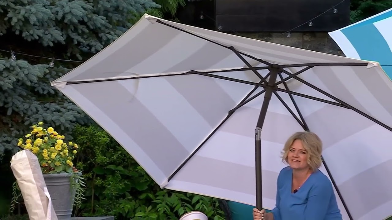 atleisure patio umbrella Premium Market Cover Its broad canopy provides generous shade while the marine Arlmont & Co. 7.5Ft *