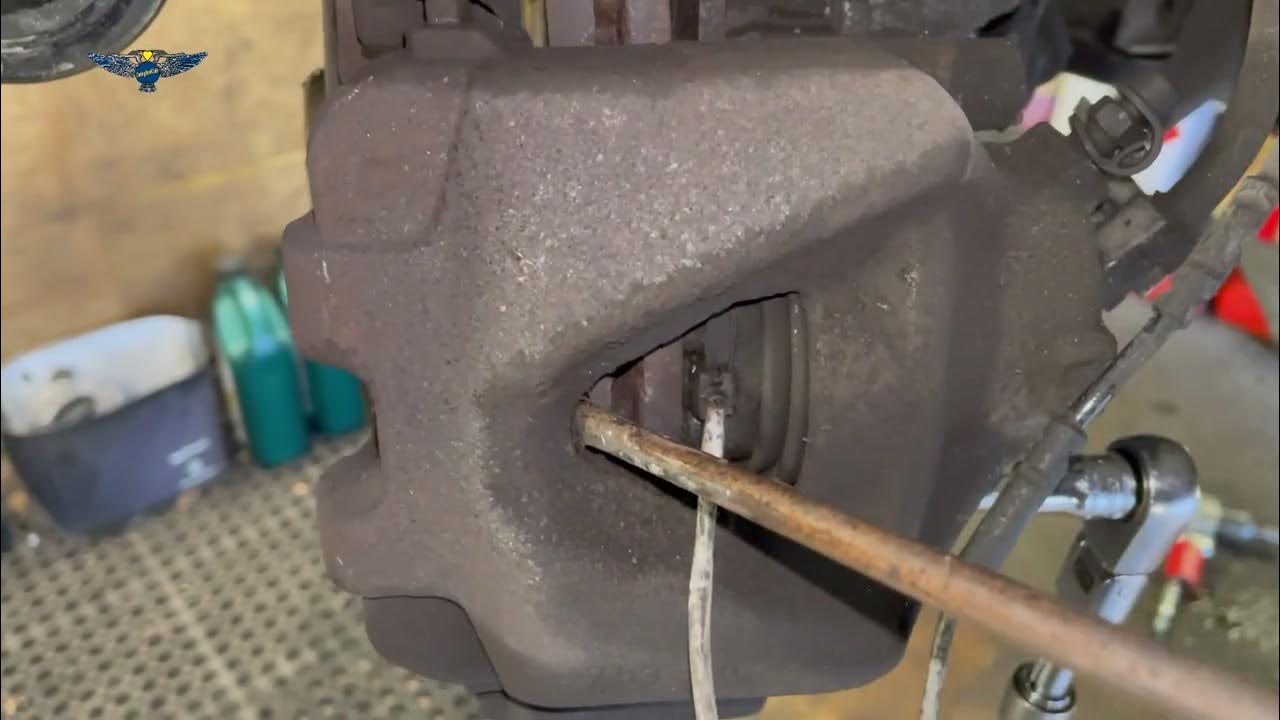 BMW X1 E84 2012 front brake pads removal replacement, and how to reset