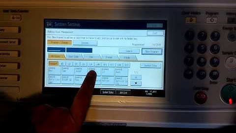 Change User password on Ricoh
